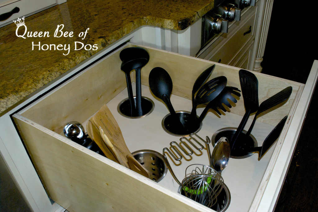 Deep Drawer Utensil Organizer • Queen Bee of Honey Dos