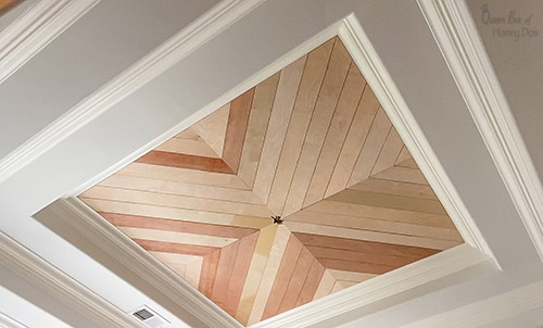 How To Chevron Plank Ceiling Orc Week 3 Queen Bee Of